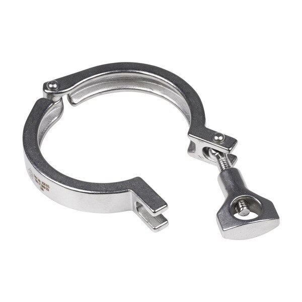 2-1/2" ID stainless steel clamp